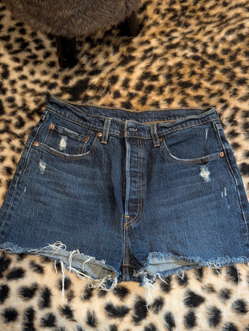 Levis 501 Classic Blue Women's Jeans- 30